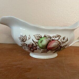Johnson Bros "Harvest Time" Gravy Boat Vintage